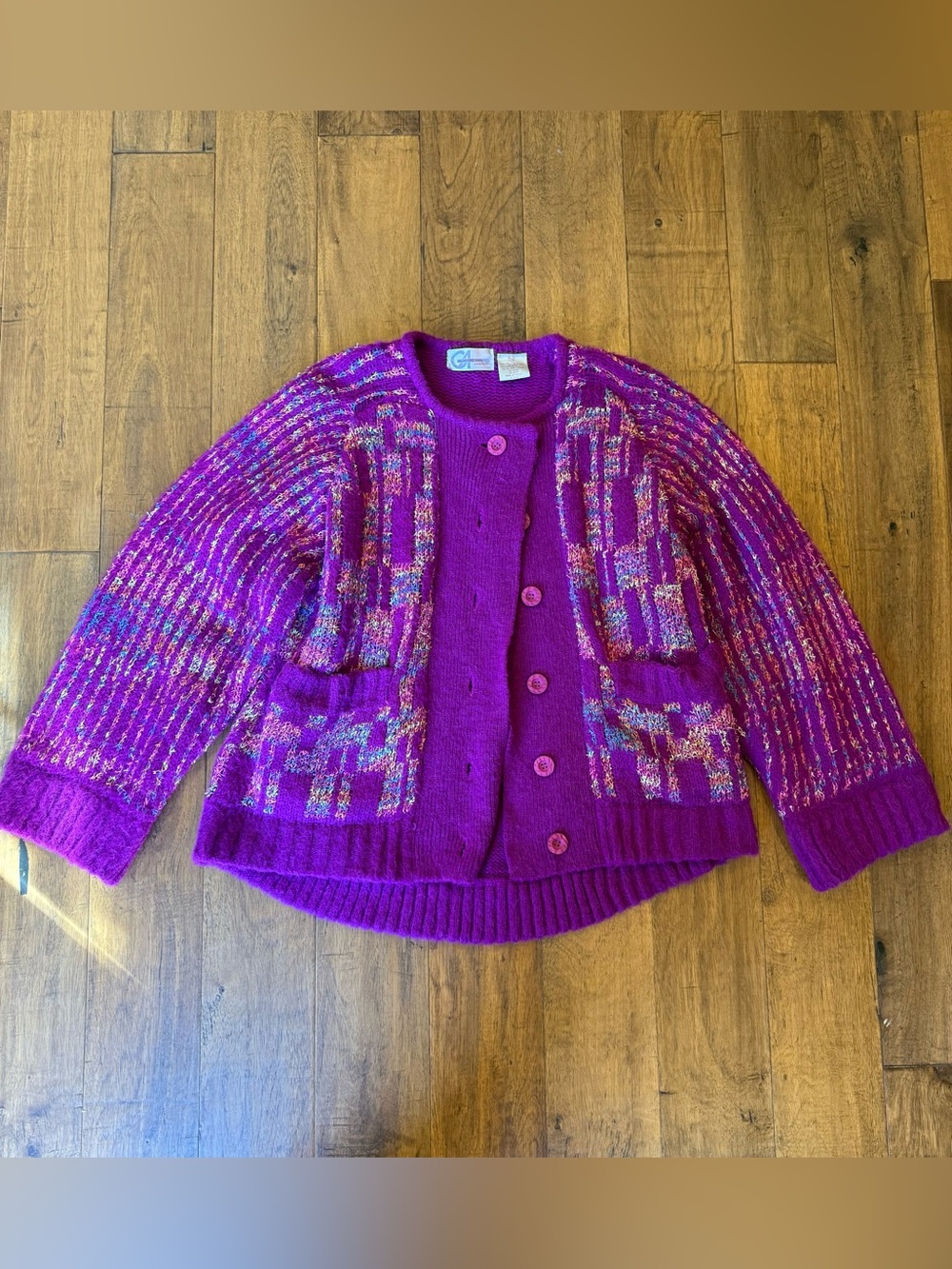 Vintage Funky Gil - Aimbez Knits cardigan